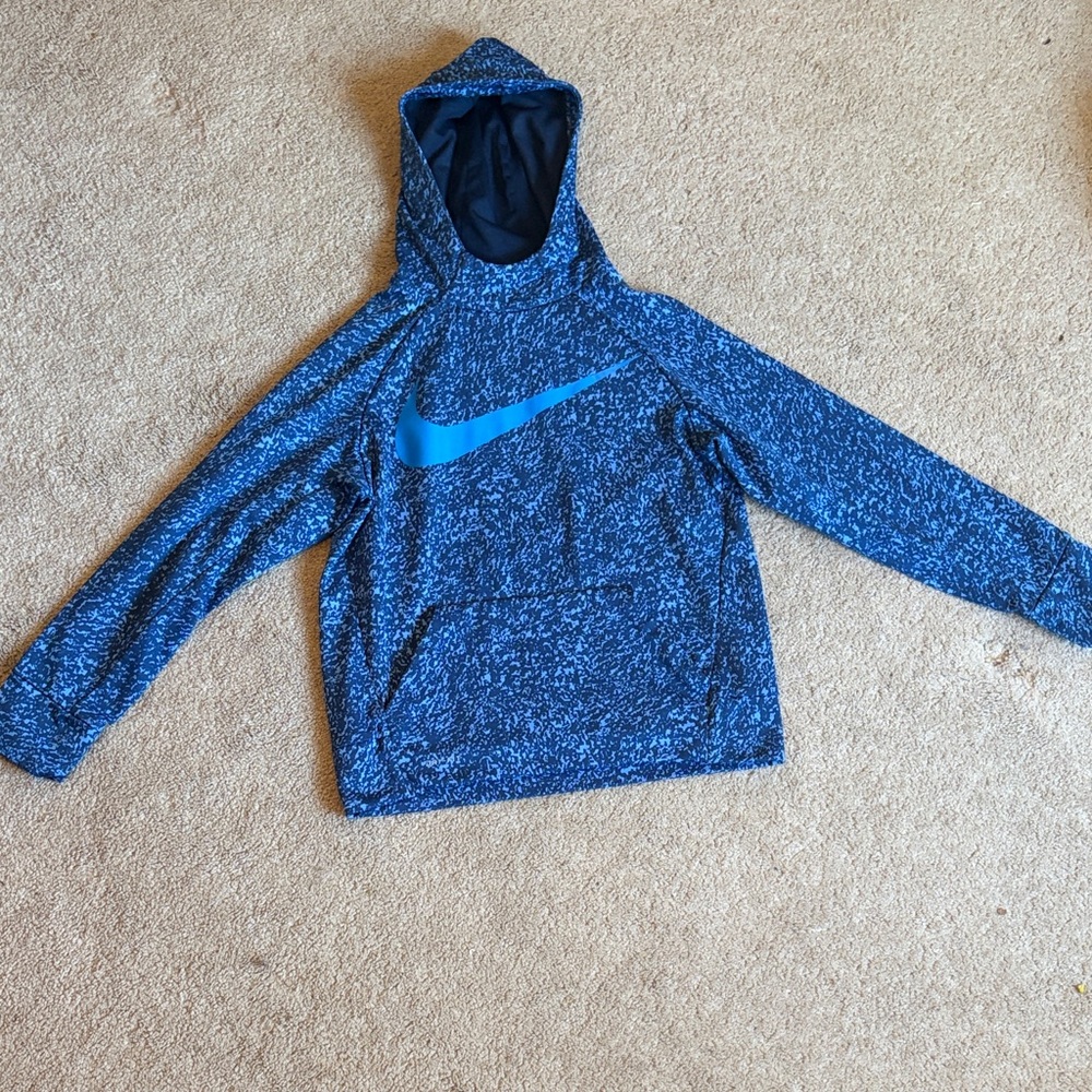 Nike Kids Speckled Blue Hoodie